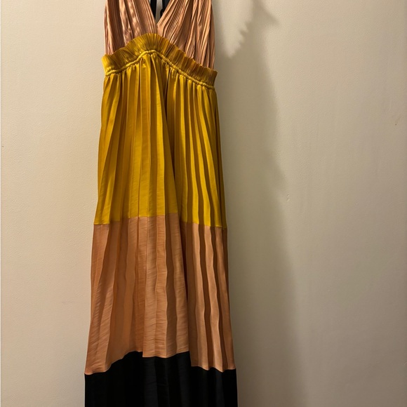 Ulla Johnson Gisella dress Colorblock pleated Maxi - Picture 4 of 8